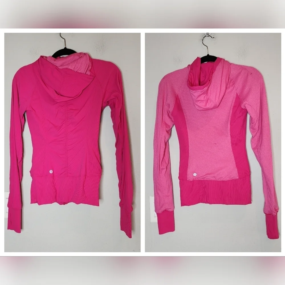 Lululemon Reversible In Flux Jacket. Jewelled Magenta Pink. Size 4.‎